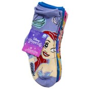 Wholesale - 5pk PRINCESS GIRL POWER CREW SOCKS SIZE 4-6, UPC: 193159224059